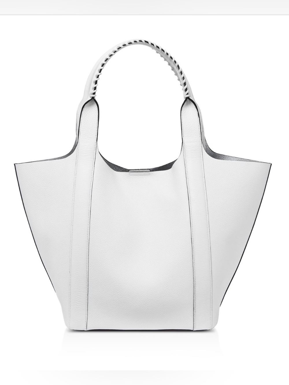 Botkier Nomad Large Leather Tote Bag in White - $298 Retail